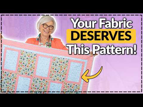 BEST Quilt for your Most CHALLENGING Fabrics! | Quilt of the Month