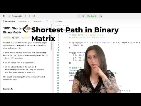 Shortest Path In Binary Matrix Lees Algorithm Java