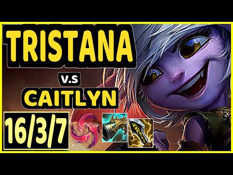 TRISTANA vs CAITLYN - 16/3/7 KDA BOTTOM ADC GAMEPLAY - NA Ranked DIAMOND