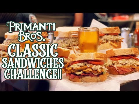 Primanti Brothers Classic Sandwich Challenge Man vs...