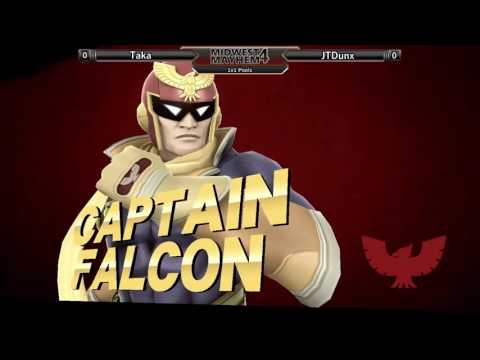 Midwest Mayhem 4 – Pools – Taka (Captain Falcon) vs. JTDunx (Mario)