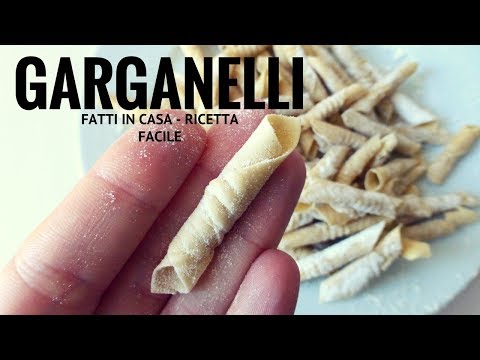 PASTA GARGANELLI fatti in casa - RICETTE DI GABRI Kitchen Brasita