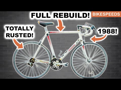Vintage Raleigh Eclipse Restoration! 1988 Road Bike Rebuild!