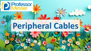 Peripheral Cables - CompTIA A+ 220-1201 - 3.2