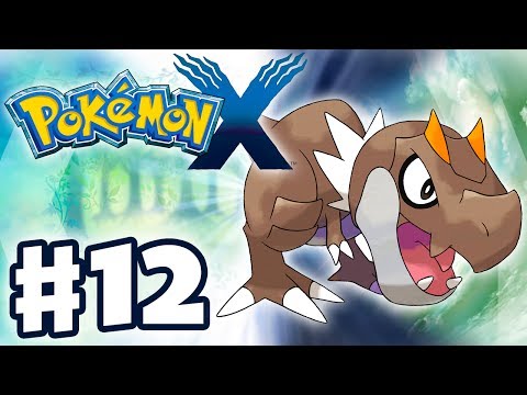 Pokemon X and Y - Gameplay Walkthrough Part 12 - Tyrunt the Jaws Fossil (Nintendo 3DS)