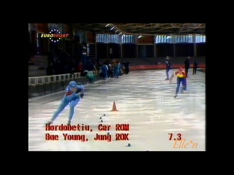 World Cup Berlin 1990 - 1000 m Hordobeţiu - Jeong