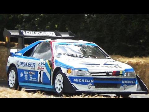 Flame Spitting Peugeot 405 T16 Pikes Peak Winner!