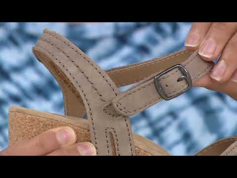 Earth Origins Wedge Sandals - Tanga Tarla on QVC