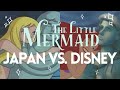 The Little Mermaid Japan Anime Vs Disney Animation