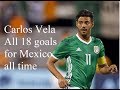Carlos Vela 18 goals for Mexico all time