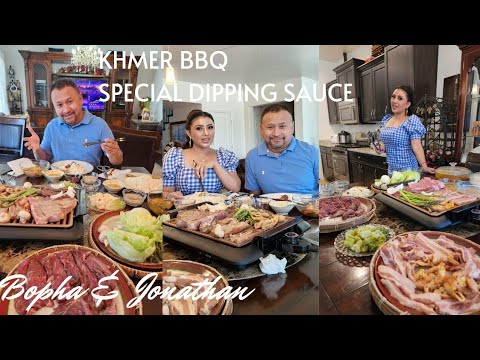 Khmer Indoor BBQ - Special Dipping Sauces @TheBophaJonathansAdventureShow