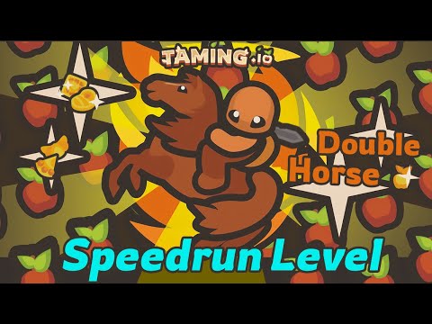 Taming.io Double Horse Speedrun Level So Fast - 7Mins