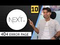 Creating Our Own Next JS 404 Error Page Next JS Tutorial For Beginners In Hindi 10