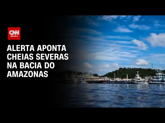 Alerta aponta cheias severas dos rios Negro, Solimões e Amazonas no AM | CNN 360°