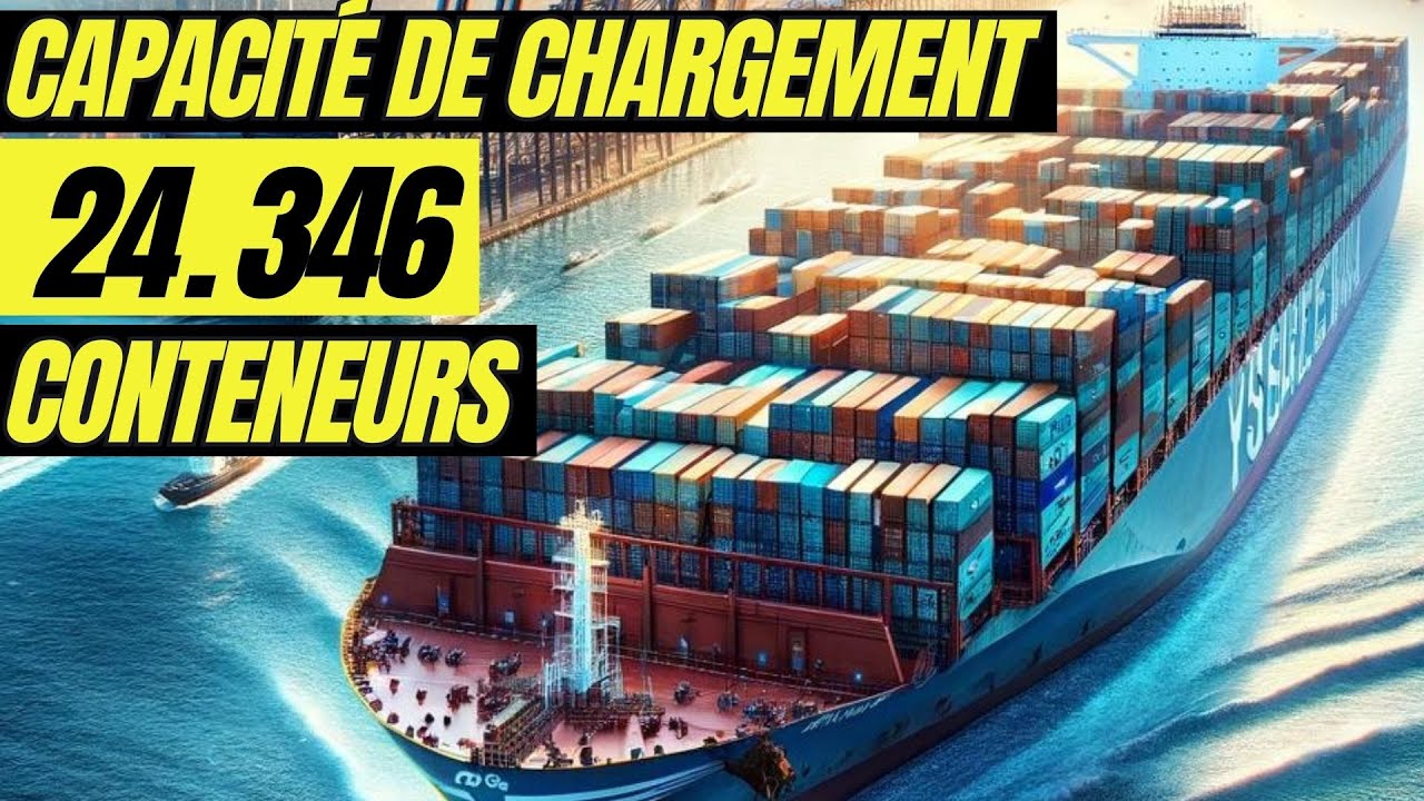Les 5 plus grands porte-conteneurs du monde