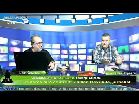LIVE - TV NEWS BUZAU - "ADMINISTRATIE & POLITICA", cu Laurentiu Stilpeanu. ,, Puterea fără control!"