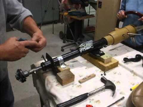 Borgeson power steering conversion collapsing the steering column 74 Vette