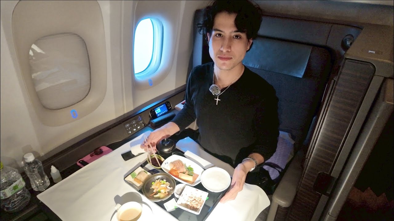 東京からNYへファーストクラスでの13時間ルーティン