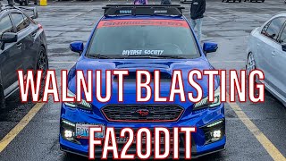 Fa20DIT 2019 WRX Walnut Blasting