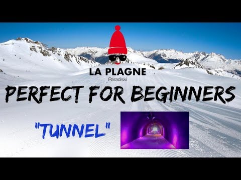 La Plagne Piste Guide: Perfect for Beginners 4K (Tunnel)