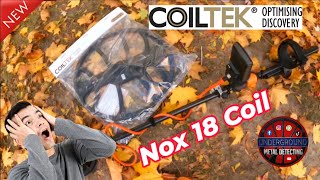 Check out the MASSIVE 18" Coiltek Nox 18 coil for the Minelab Equinox and Xterra metal detector !