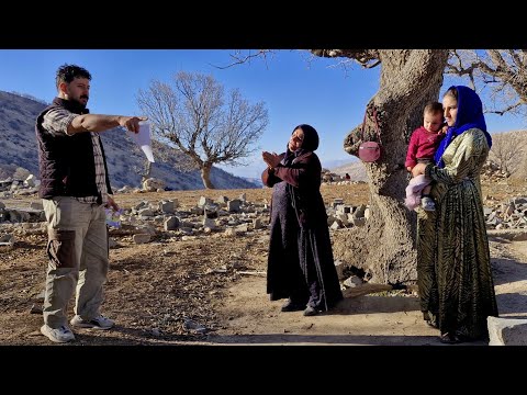Asma Khanom and her grandmother beg the landowner to stay on his land.