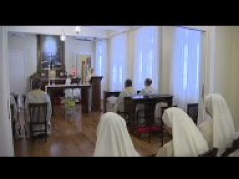 Pope Francis attends mass and meets with church officials