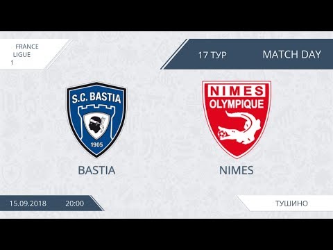 AFL18. France. Ligue 1. Day 17. Bastia - Nimes