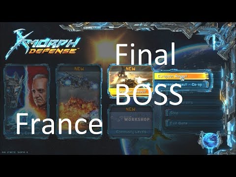 X Morph Defense European Assault Campaign #3 France (Final Boss)