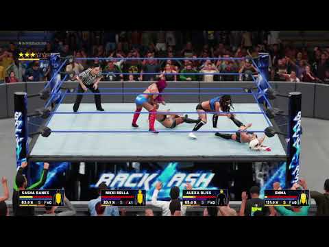 WWE 2K18 | Sasha Banks vs Alexa Bliss vs Emma vs Nikki Bella