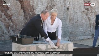 Animaux : Pose de la première pierre du refuge SPA Monaco