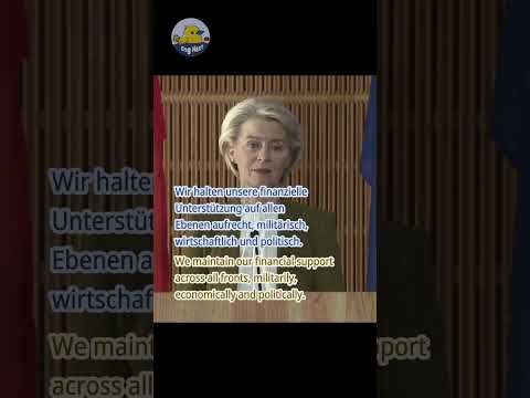 🌍 Ein starkes Europa aufbauen | Ursula von der Leyen: Die Zukunft der Ukraine steht im Herzen de...
