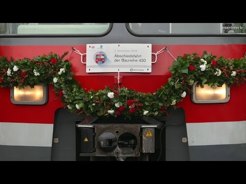 Abschied ET420 S-Bahn Stuttgart Sonderfahrt