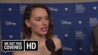 INTERVIEW: Daisy Ridley Talks STAR WARS: THE LAST JEDI At D23 [HD]