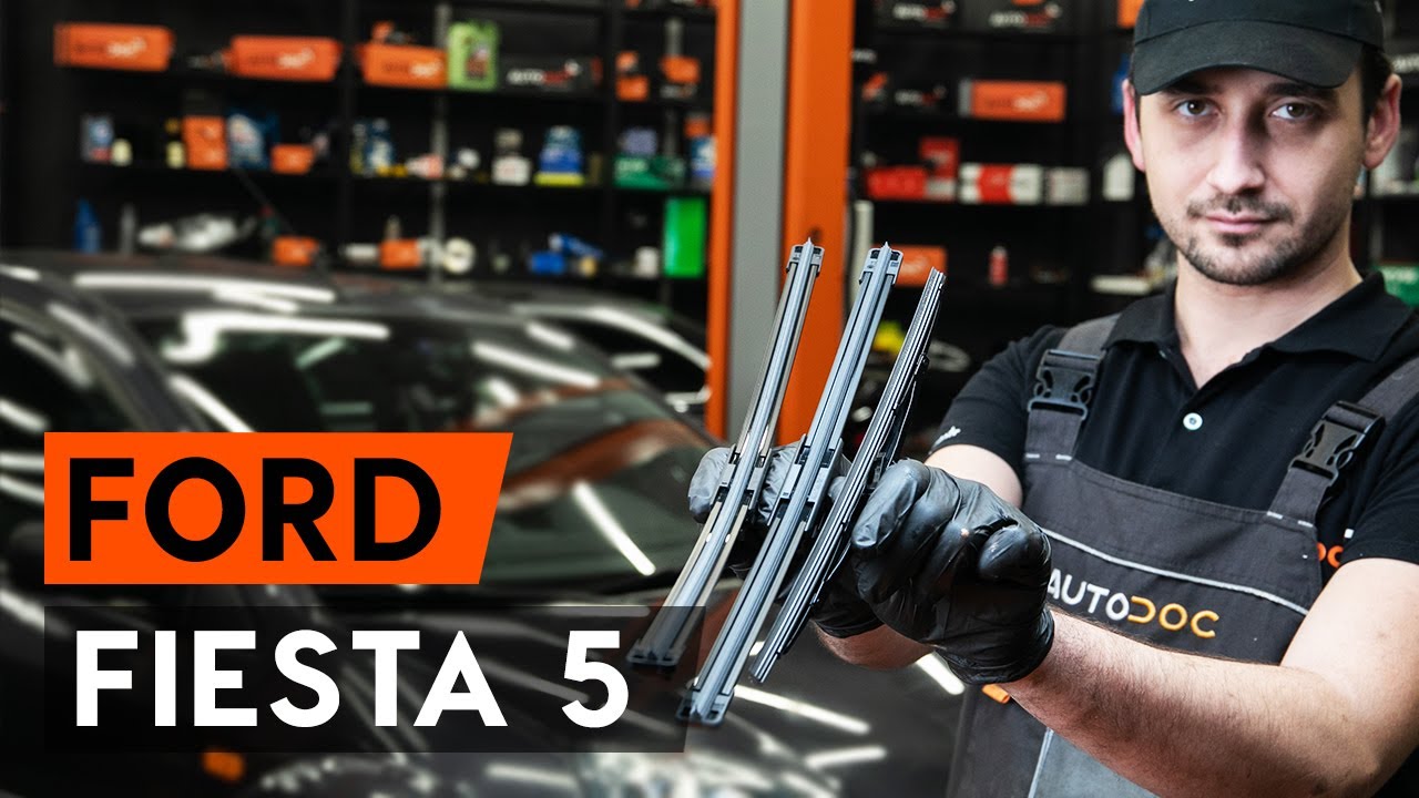 Byta torkarblad fram på Ford Fiesta V JH JD – utbytesguide