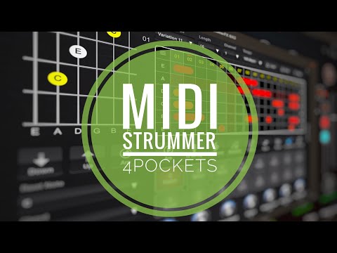 MIDI Strummer (4 Pockets) Guitar chord sequencer /Strummer / arp full walkthrough tutorial