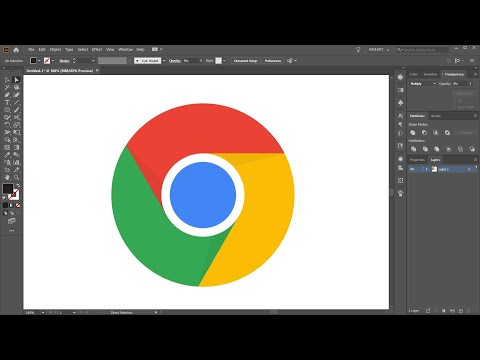 How to Draw Google Chrome Logo in Adobe Illustrator