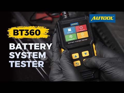 Meet the new AUTOOL BT360— battery system tester #automobile #mechanic #autorepair #battery