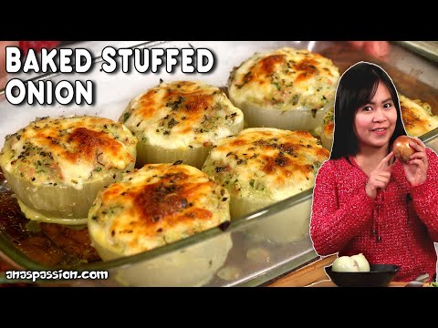 Level Up your ONION | Cheesy Baked Stuffed Onion