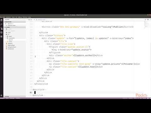 Learning Vue js 2 0 Explaining the vue File Template | packtpub com