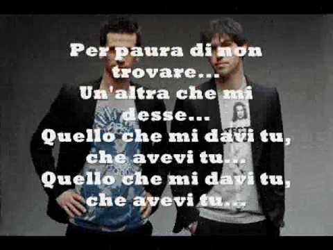 Zero Assoluto - Quello che mi davi tu + testo .wmv