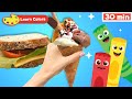 Color Crew Magic Educational Video Ice Cream Sandwich More Learn Colors Drawing For Kids