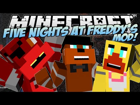 Minecraft | FIVE NIGHTS AT FREDDY'S (FNAF) MOD! (Scary Animatronics!) | Mod Showcase
