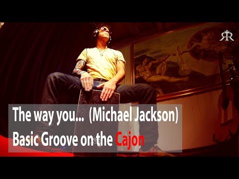 The Way You Make Me Feel (Michael Jackson) -  Drum Groove played on the Cajon by Raughi (play along)
