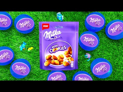 NEW ASMR LEFTOVER DESSERT RACE! MILKA OREO MINI COOKIES 🍫