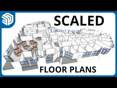 Maßstabsgetreue Grundrisse und Schnitte