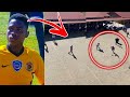 VIDEO:Mfundo Vilakazi Playing Football At School And Reveals Where He Gets The Skills From