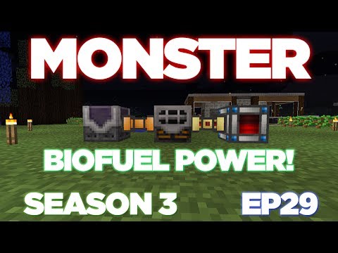 Tdubz - FTB Monster S3E29: Biofuel Energy Tutorial! Quickie!