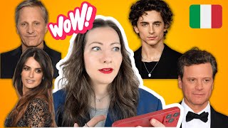 6 Celebrità Straniere che Parlano Italiano: Cosa Ne Penso? 🇮🇹 || Italian Teacher Reaction 👩🏼‍🏫