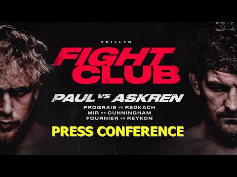 Jake Paul & Ben Askren OFFICIAL PRESS CONFERENCE & FACE-OFF
